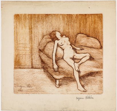 Suzanne VALADON (1865-1938) 
Louise nude...