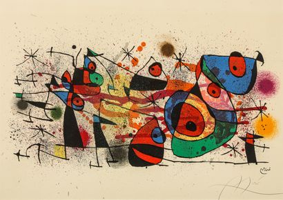 null Joan MIRO (1893-1983)

Ceramics

Lithograph in colors, signed in pencil

Ref:...