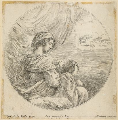 null Stefano Della BELLA (1610-1664)

The Dauphine square

etching, 8,5x11cm 

The...
