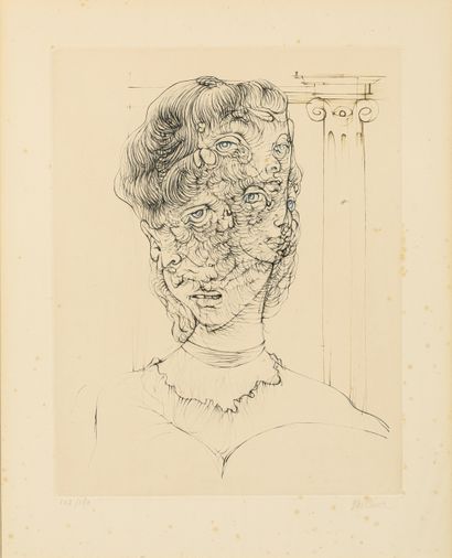 null Hans BELLMER (1902-1975)

Portrait of a woman with a column

Engraving, signed...