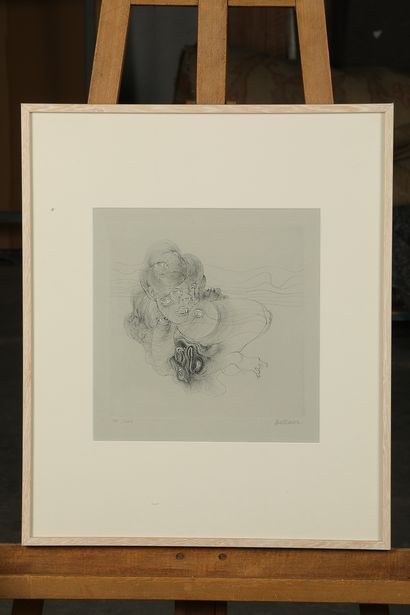 null Hans BELLMER (1902-1975)

In the eyes

Engraving, signed and numbered 75/100

29x28cm...