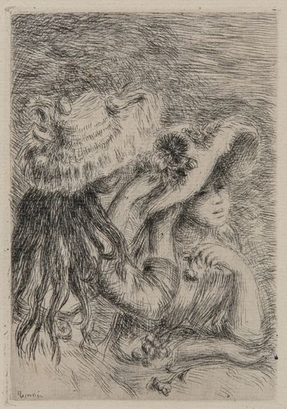 Auguste RENOIR (1841-1919) 
The Pinned Hat...