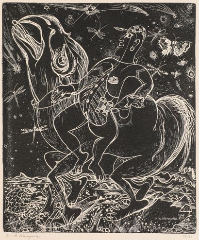 null Henry de WAROQUIER (1881-1970)

The explorer

Etching, signed and numbered ...