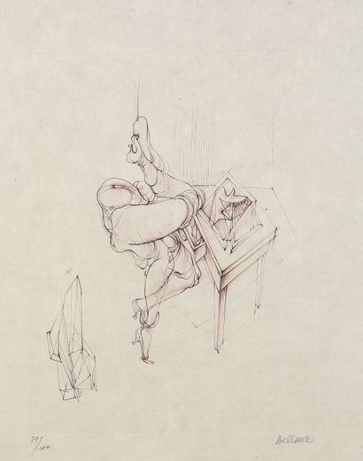 null Hans BELLMER (1902-1975)

Jambes

Gravure sur papier Japon, signée, numérotée...