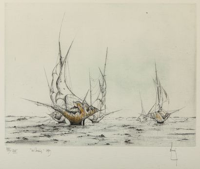 null Bernard LOUEDIN (Born in 1938)

Corsair

Lithograph, signed and titled

29,...
