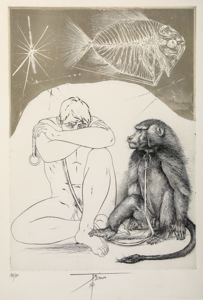 null Pierre-YVES TREMOIS (1921-2020)

Galerie Peintre graveur

Gravure, signée et...