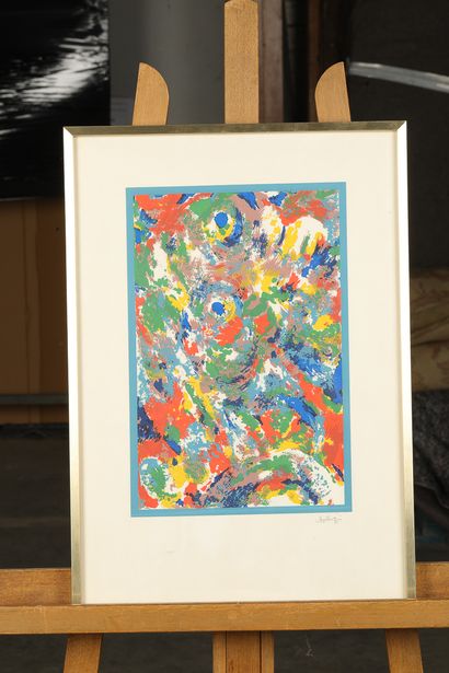 null Modern school 

Composition

Lithograph in colors, signed and dated

33x21c...