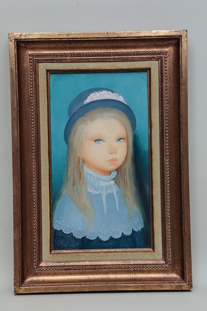 null Guy SÉRADOUR (1922-2007)

« Petite fille aux yeux bleus »

Huile sur toile signée...