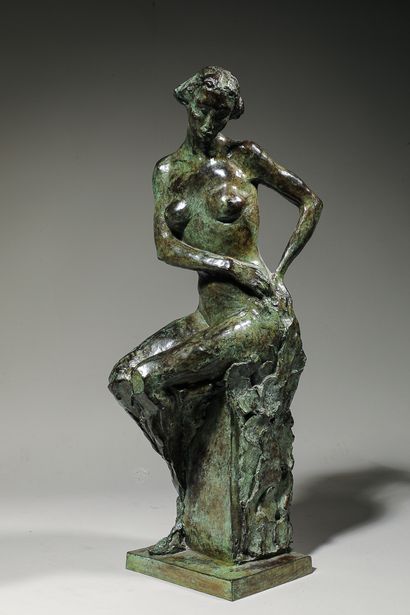 null Michel CORDA (Né en 1960)

Le modèle nu posant

Sculpture épreuve en bronze...
