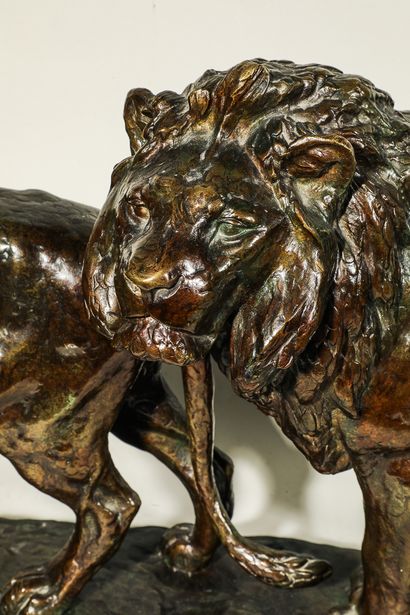 null Louis RICHE (1877-1949)

Lionne et lion

Sculpture épreuve en bronze à patine...