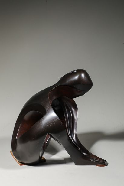 null Charles LE BRIS (Né en 1932)

Le modèle nu assis

Sculpture, épreuve en bronze...