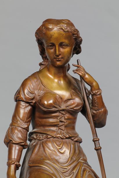 null D’après PORIOT

La femme du marin

Sculpture, épreuve en bronze à patine nuancée

Haut...