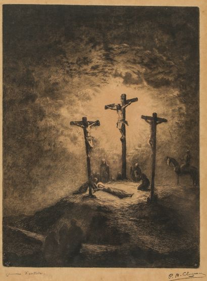 null Antoine Pierre CLUZEAU (1884-1963)

The Calvary

Engraving in black, signed...