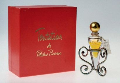 PALOMA PICASSO «TENTATION» Flacon fiole à parfum. Factice. Etiquette en pampille...