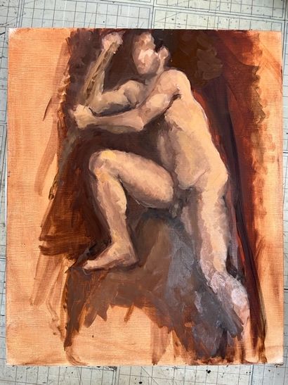 null Anonyme XXe siècle

"Le modèle nu féminin"

"Le modèle nu masculin"

2 peintures...