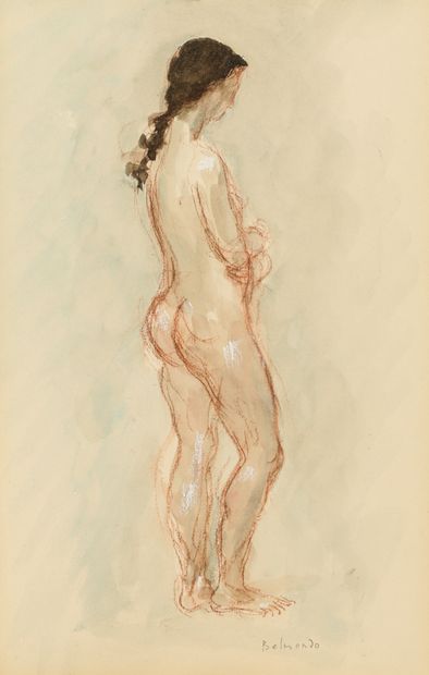 null Paul BELMONDO (1898-1982)

Le modele nu de dos

Aquarelle signée en bas à d...