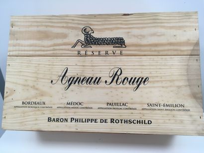 null 1 WOODEN BOX x 12 RED LAMB

3 BORDEAUX Red lamb 2007 75cl

3 SAINT EMILION Red...