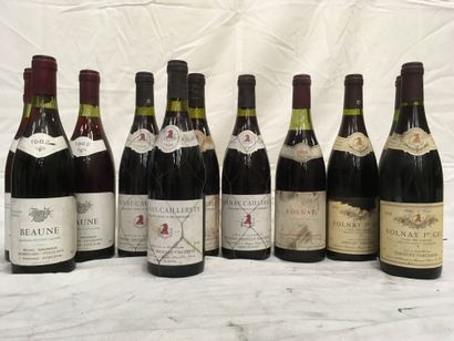 null 3 BEAUNE red Michel Gaunoux 1982 75cl e.t

4 VOLNAY 1er cru CAILLERETS Jaboulet...