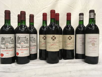 null 5 SAINT EMILION GC Château Vieux Rivallon 1981 75cl 1x b.e 3x b.g 

4 POMEROL...