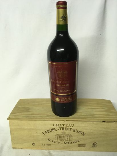 null 1 HAUT MEDOC Château Larose Trintaudon 2014 150cl Caisse Bois