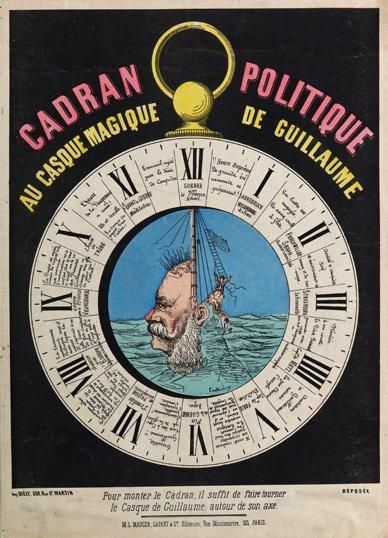 null CURIOSITE - GUILLAUME IER D'ALLEMAGNE - ROI DE PRUSSE - RUSSIE - HORLOGE «CADRAN...