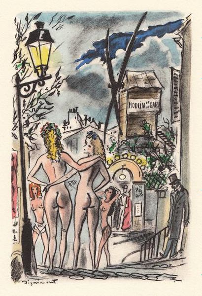 PONCHON (RAOUL) «La muse gaillarde» Paris, Editions Rieder, 1939. Illustrations de...