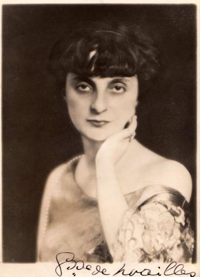null ANNA DE NOAILLES [1851-1931] Poétesse et romancière. Belle photo originale par...