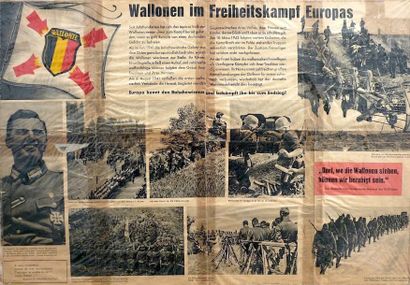 WALLONIE «Wallonen im Freiheitskampf Europas» (les Wallons dans la lutte pour la...
