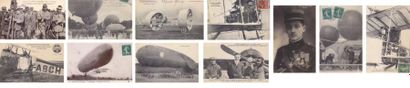 null AVIATION. Album contenant 264 c.p.a. dont: Circuit Européen d'aviation 1911....
