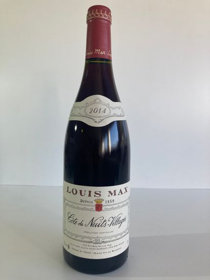 null 18 Bteilles COTE DE NUITS VILLAGES rouge vin bio Louis Max 2014 75cl