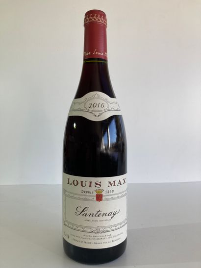 24 Bteilles SANTENAY rouge Louis Max 2016...