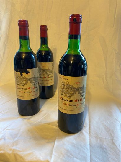 null 3 bottles COTEAUX DU LAYON Château du Breuil "Beaulieu" 1964 75cl E.T. 2x-3cm...