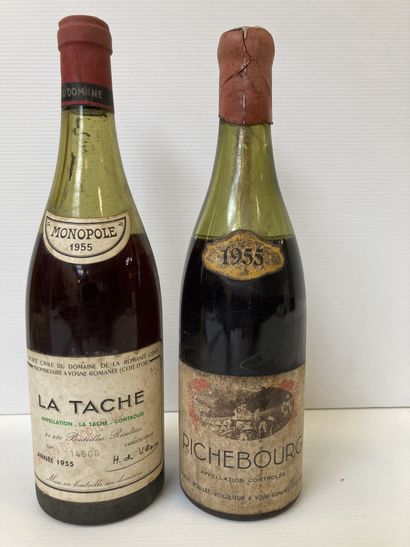 null 1 bottle LA TACHE Domaine de la Romanée Conti 1955 75cl level -8cm E.T.
1 bottle...