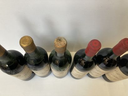null 3 bottles CHÂTEAU PICHON LALANDE Pauillac 1964 75cl E.T. 2xM.E. 1x very low...