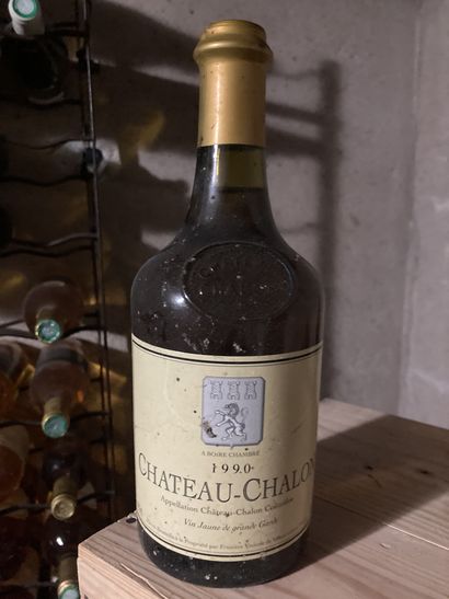 null 2 bottles CHÂTEAU CHALON Fruitière Vinicole de Voiteur 1990 62cl