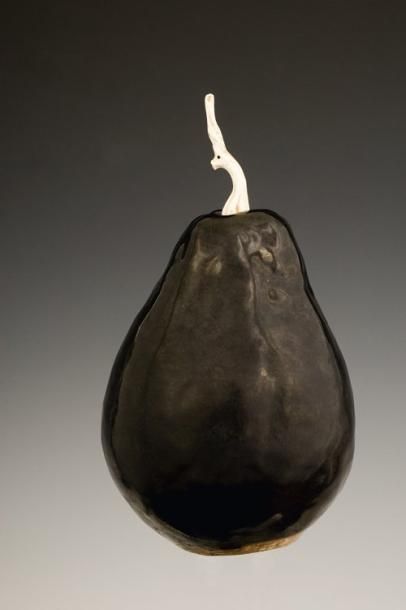 HENRI SIMMEN(1879-1963), EUGÉNIE JUBIN DITE YOKOHOMA O'KIN (1880-1948) Vase en forme...