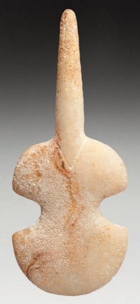null Idole en forme de violon, Anatolie, 2ème millénaire avant JC. 11,5x5cm