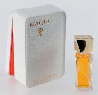 Lancôme «MAGIE» Flacon miniature homothétique en verre, figurant une colonne torse....