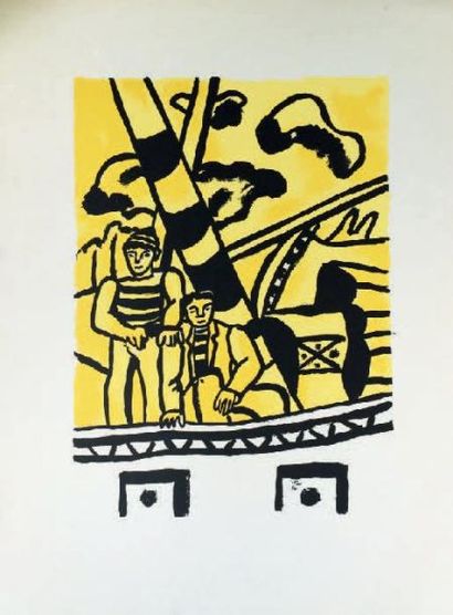 Fernand LÉGER (1881-1955) IN LA VILLE. Album illustré de 29 estampes en couleurs....