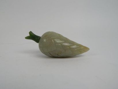 null Flacon tabatière en jade. H: 7.5 cm