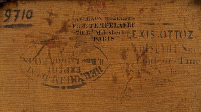 Théodule Augustin RIBOT (1823-1891) PEINTURE sur toile signée en bas à droite 46...