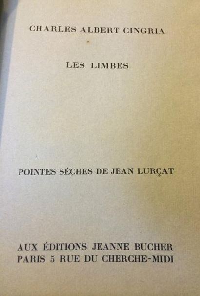 CINGRIA, Charles-Albert (1883-1954). Les Limbes. Pointes-sèches de Jean Lurçat. Paris:...