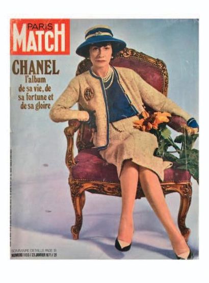 CHANEL MAGAZINE «PARIS MATCH» Spécial Chanel 23 janvier 1971, 82 pages