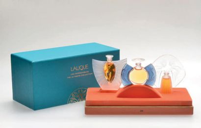 LALIQUE Flacons miniatures «Ondine», «Intemporel», «Sylphide»