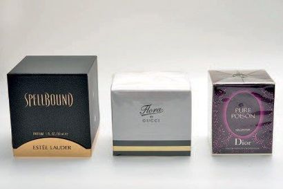 null LOT DE TROIS PARFUMS, Dior, Gucci et Lauder