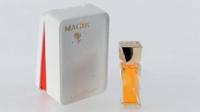 Lancôme «MAGIE» Flacon miniature homothétique en verre, figurant une colonne torse....