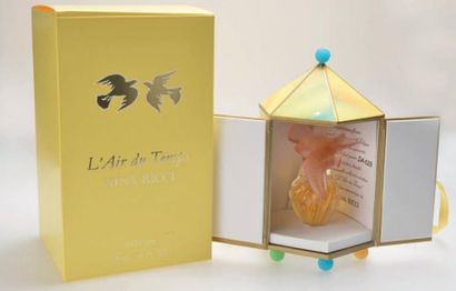 Nina RICCI «L'AIR DU TEMPS» Colombes couleur «Tourmaline», flacon en cristal Lalique...