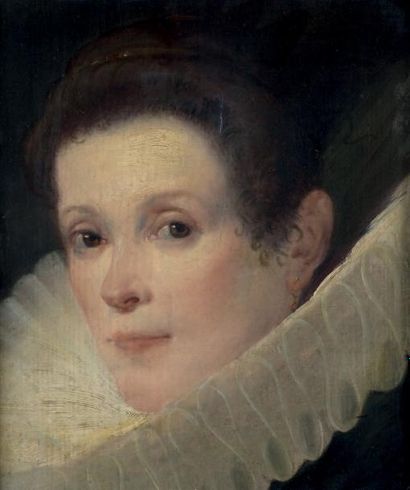 DANS LE GOÛT DE CORNELIS DE VOS (HULST, 1584/1585-ANVERS, 1651) Portrait d'une dame...