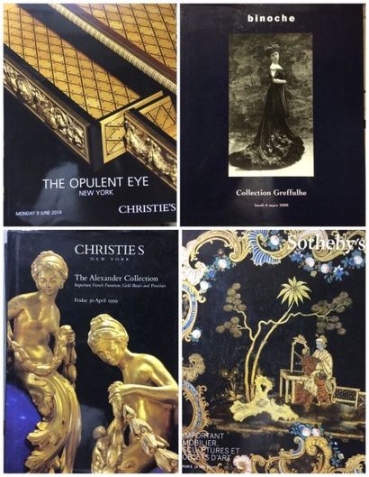 null 4 Catalogues de ventes Sotheby's important mobilier, sculptures et objets d'art...