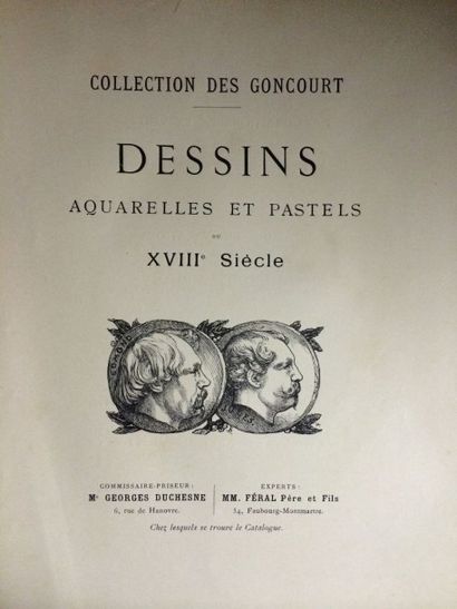 null Lot de deux rares catalogues de ventes Collection Alexandre DUMAS 12-13 mai...